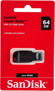 SanDisk Cruzer Blade 64GB USB 2.0 Flash Drive- SDCZ50-064G-B35