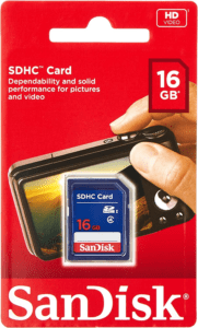 SanDisk Flash 16 GB SDHC Flash Memory Card SDSDB-016G