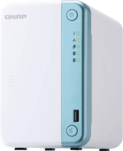 QNAP TS-251D-2G 2 Bay Home NAS with Intel® Celeron® J4005 CPU and One 1GbE Port