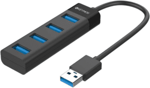 4-Port USB 3.0 Hub, KEYMOX Compact Size Data USB Hub for MacBook, Mac Pro, Mac Mini, iMac, Surface Pro