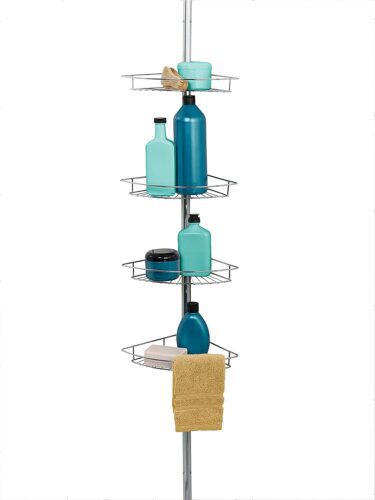 Zenna Home Tension Pole Shower Caddy