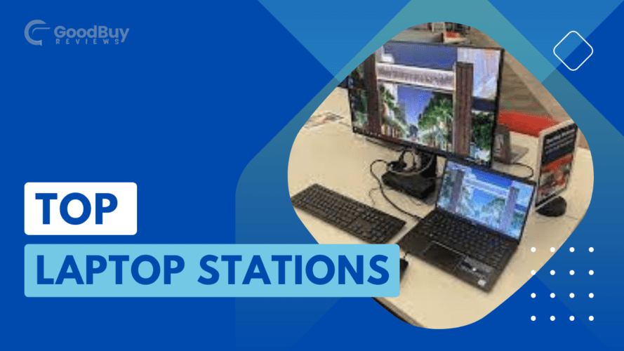 Top laptop docking stations